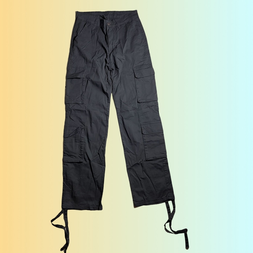 Y2K Cargo Women’s Dark Grey Pants Size M